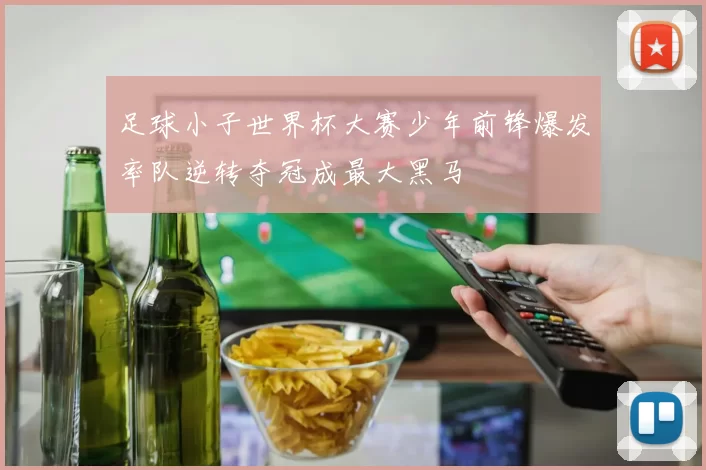 足球小子世界杯大赛少年前锋爆发率队逆转夺冠成最大黑马